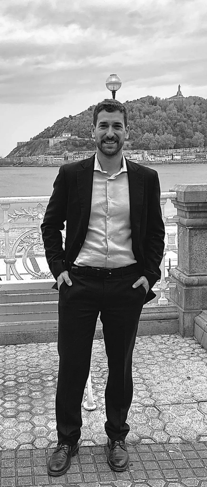 Álvaro Alonso Mota, S2 Informática, en el paseo de La Concha de Donostia